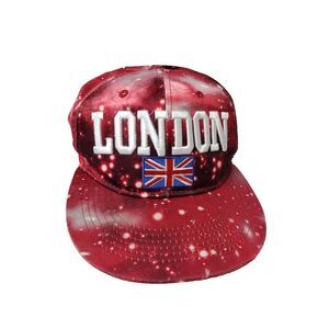 King Ice  LONDON Snapback Hat Cap All Over Print Embroidered